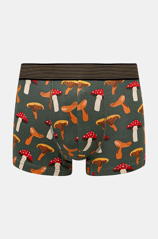 Bavlněné boxerky pánské s příměsí elastanu, se vzorem hřibů (2-pack) více barev RW24.BIM702 vícebarevná RW24