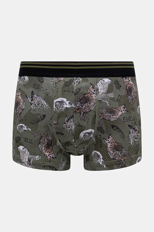 Bokserki bawełniane męskie z domieszką elastanu z motywem zwierzęcym (2-pack) kolor multicolor RW24.BIM705 multicolor RW24