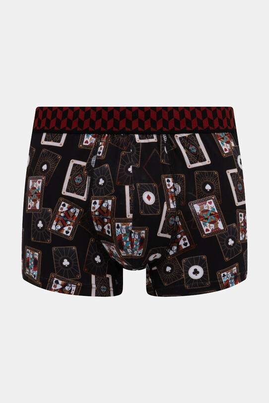 Odzież Bokserki bawełniane męskie z domieszką elastanu wzorzyste (2-pack) kolor multicolor RW24.BIMB01 multicolor