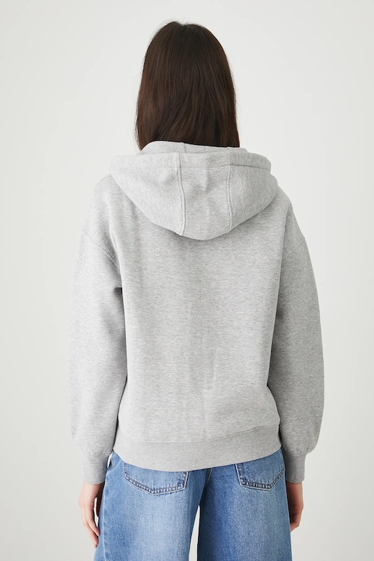 Odzież Bluza damska z kapturem melanżowa RW24.BLD020 szary