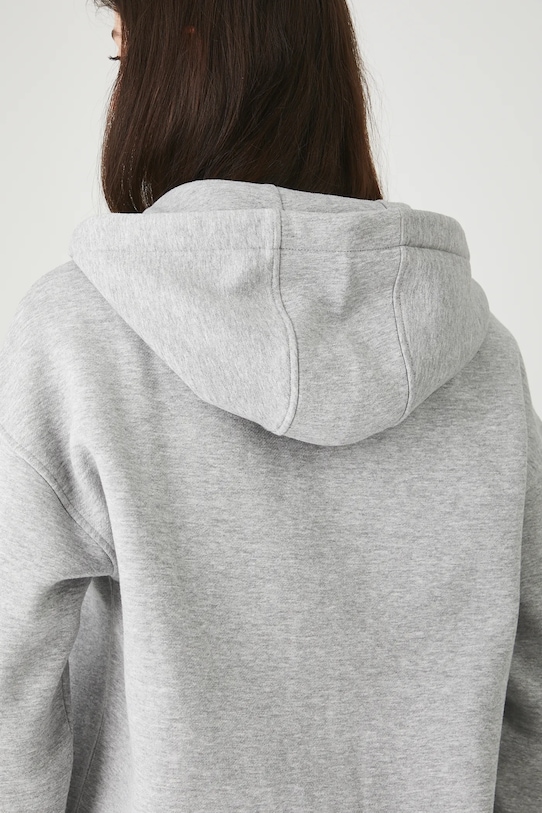 Bluza damska z kapturem melanżowa RW24.BLD020 szary