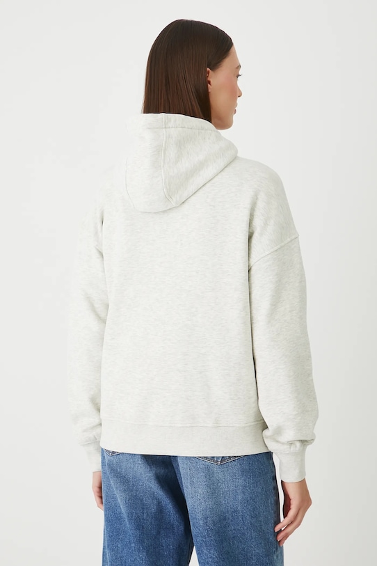 Odzież Bluza damska z kapturem melanżowa RW24.BLD020 beżowy