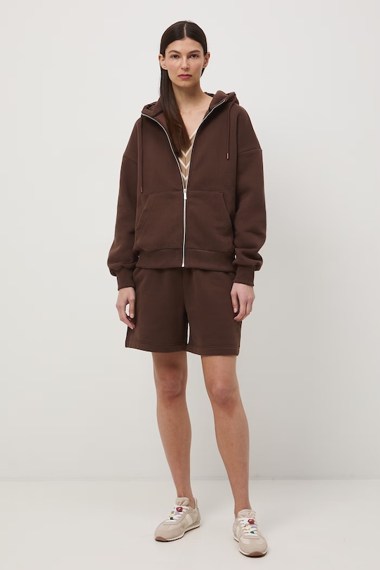 Medicine bluza z kapturem brązowy RW24-BLD020