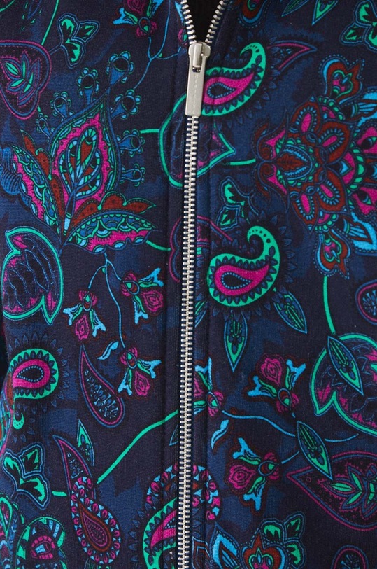 Bluza bawełniana damska z kapturem kolor granatowy RW24.BLD030