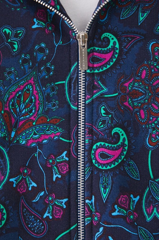 Bluza bawełniana damska z kapturem kolor granatowy RW24.BLD030 granatowy