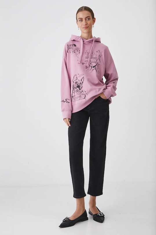 Odzież Bluza damska – Medicine z okazji roku Miłosza, kolor różowy RW24.BLD650 różowy