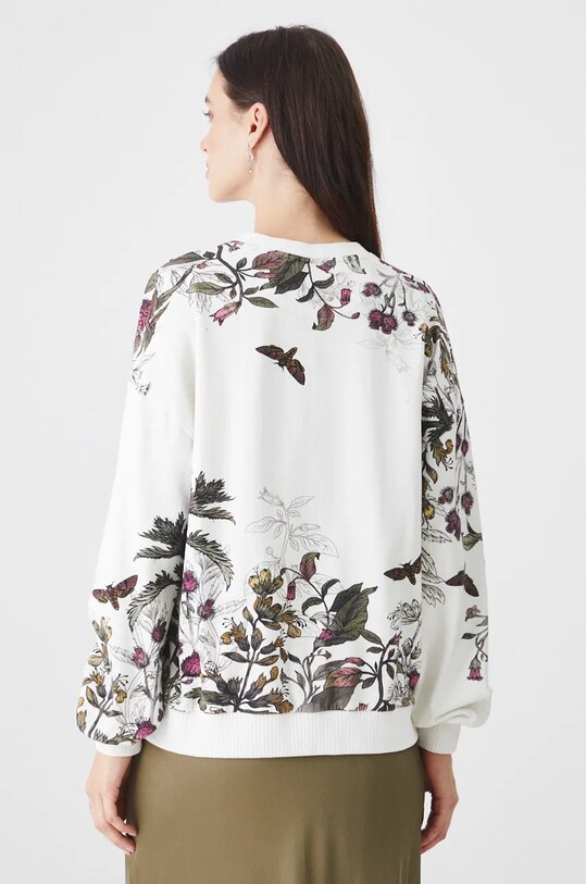 Bluza damska – Medicine z okazji roku Miłosza, kolor beżowy beżowy RW24.BLD651