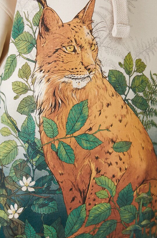 Bluza damska z kolekcji Together For Nature kolor beżowy RW24.BLD700