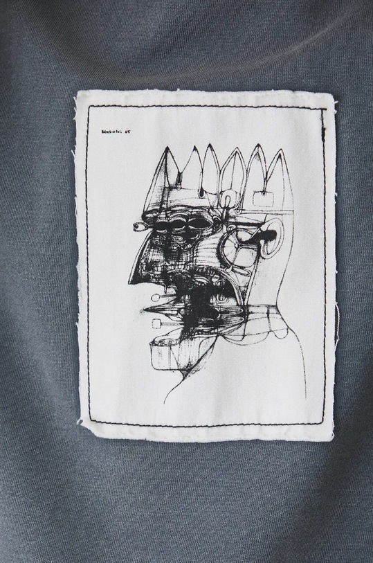 Bluza męska z kolekcji Zdzisław Beksiński x Medicine kolor niebieski RW24.BLM851