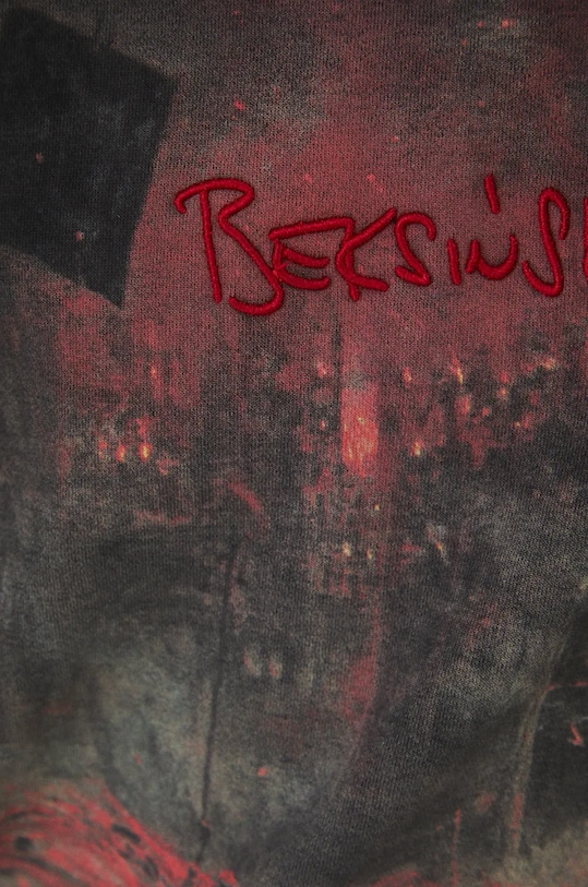 Bluza męska z kolekcji Zdzisław Beksiński x Medicine kolor czarny RW24.BLM852