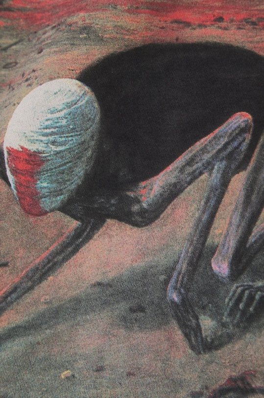 Bluza męska z kolekcji Zdzisław Beksiński x Medicine kolor czarny RW24.BLM852