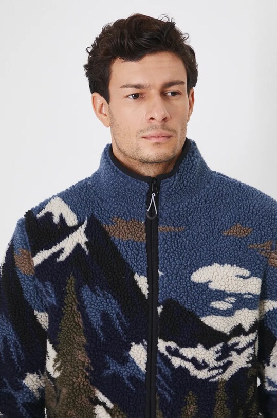 Mikina pánska s textúrou RW24.BLM900 viacfarebná