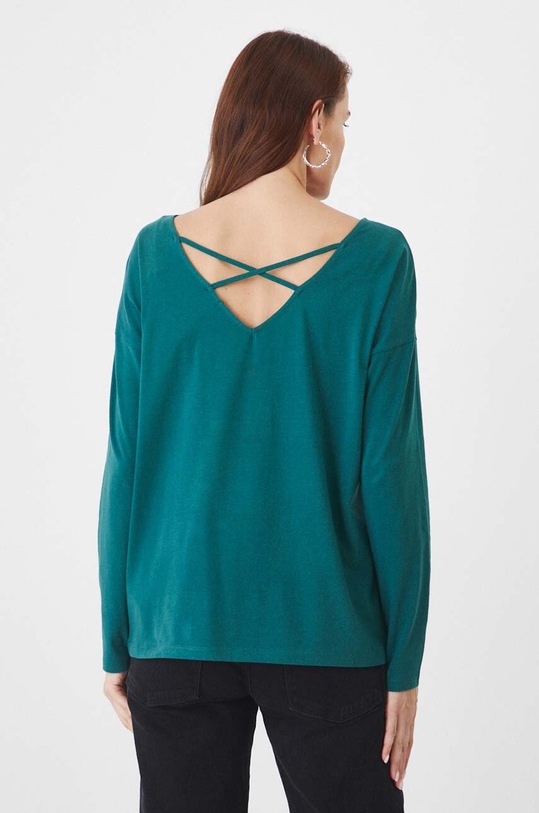 Odzież Longsleeve bawełniany z domieszką elastanu kolor zielony RW24.BUD041 zielony