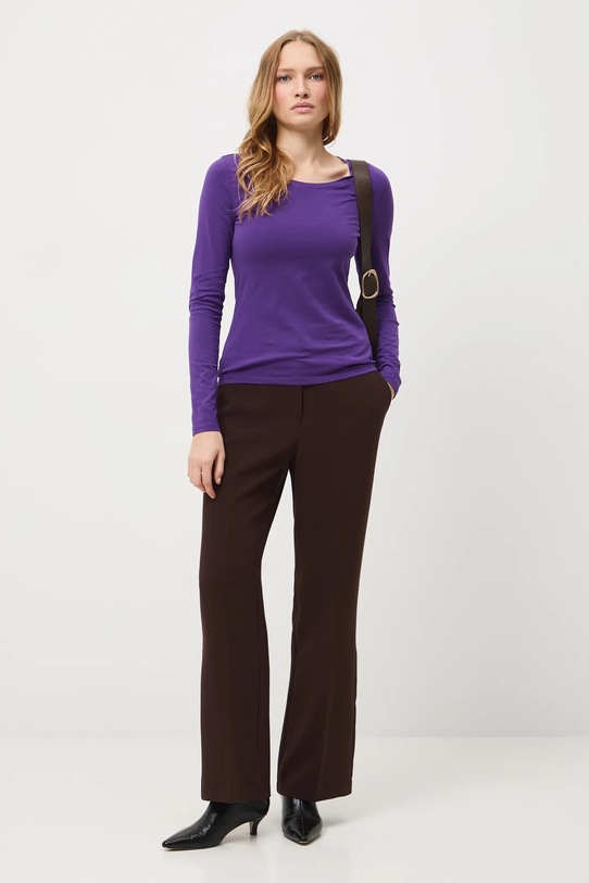Medicine longsleeve z elastanem fioletowy RW24.BUD072