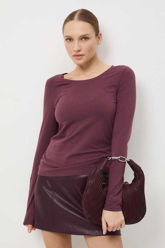 Medicine longsleeve z elastanem fioletowy RW24.BUD072