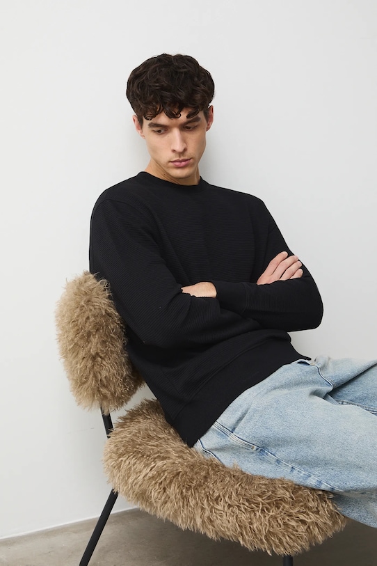 Medicine longsleeve regular czarny RW24.BUM061