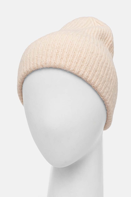 Doplnky Čiapka dámska rebrovaná čiapka béžová farba RW24.CAD052 béžová