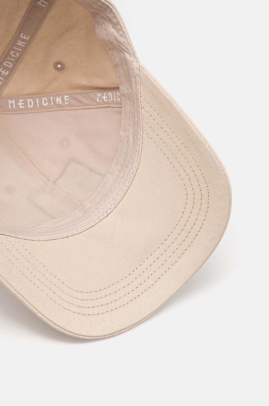 Bavlnená šiltovka dámska z kolekcie Eviva L'arte béžová farba béžová RW24.CAD450