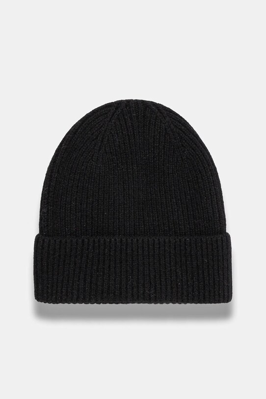 Czapka z kaszmiru damska beanie kolor czarny RW24.CAD800 czarny RW24