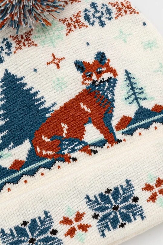 Akcesoria Czapka damska beanie z pomponem kolor multicolor RW24.CAD900 multicolor