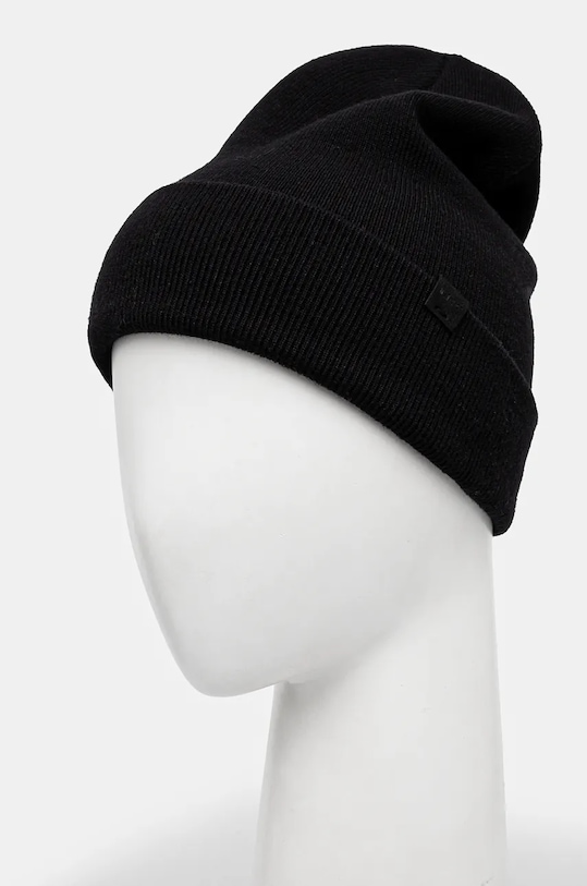 Akcesoria Czapka męska beanie z wiskozą kolor czarny RW24.CAM061 czarny