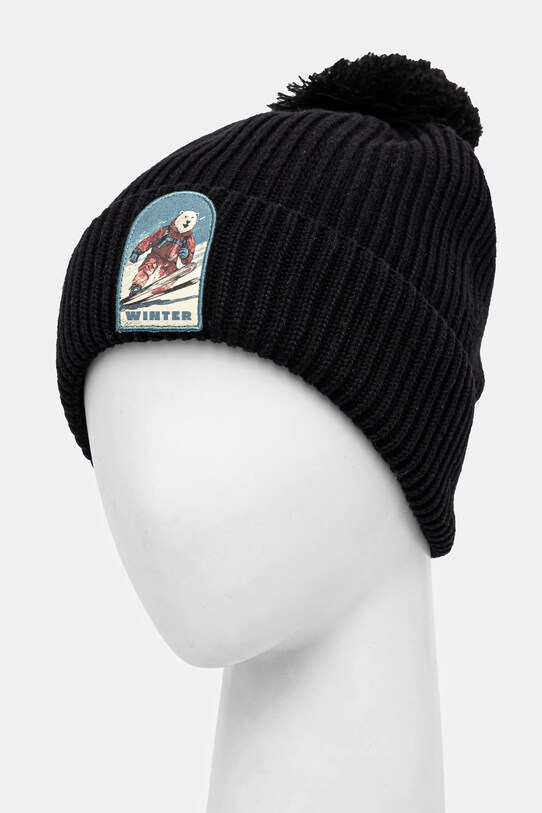 Czapka bawełniana męska beanie kolor czarny RW24.CAM902 czarny RW24