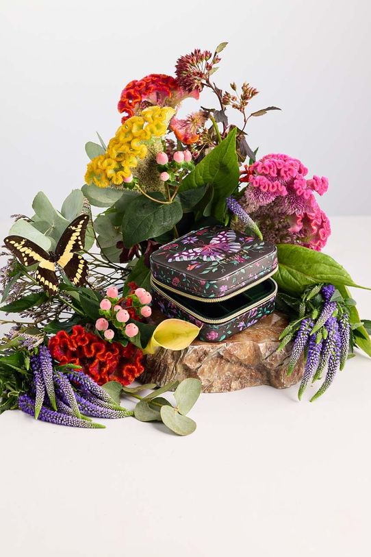 Szkatułka na biżuterię wzorzysta kolor multicolor multicolor RW24.DEU100