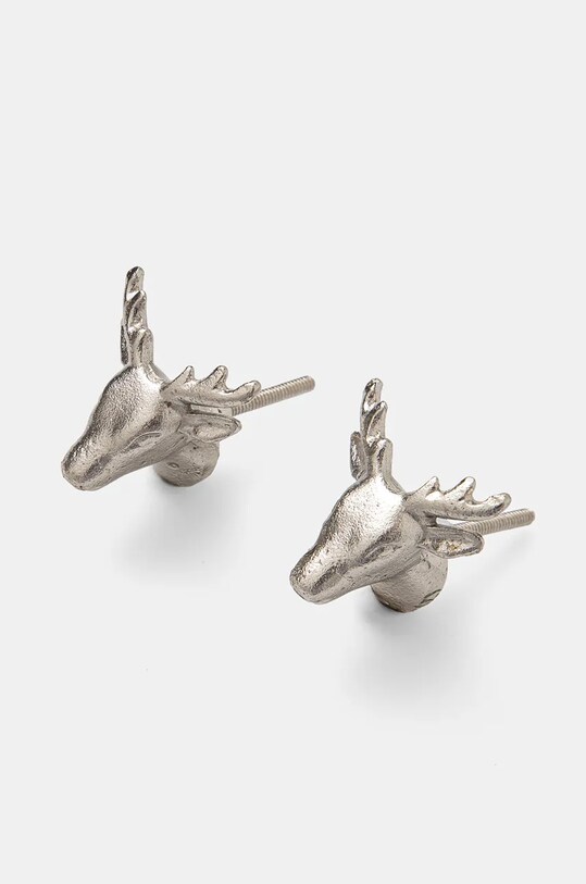 Nábytková rukojeť vánoční, se zvířecím motivem (2-pack) stříbrná barva RW24.DEU704 stříbrná RW24