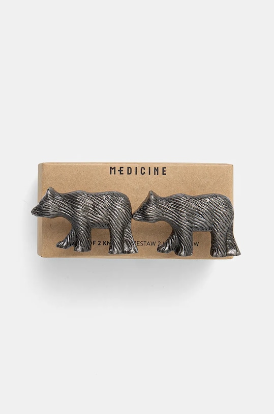 Uchwyt do mebli z motywem zwierzęcym (2-pack) kolor srebrny srebrny RW24.DEU708