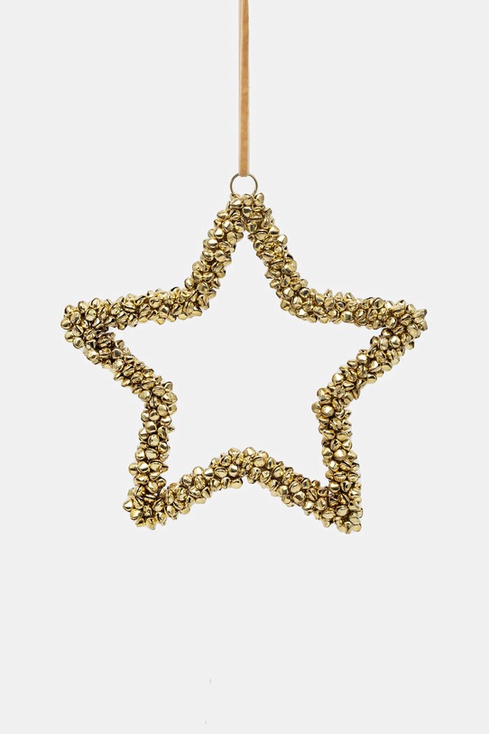 Ozdoba choinkowa handmade - gwiazda kolor złoty złoty RW24.DEUA11