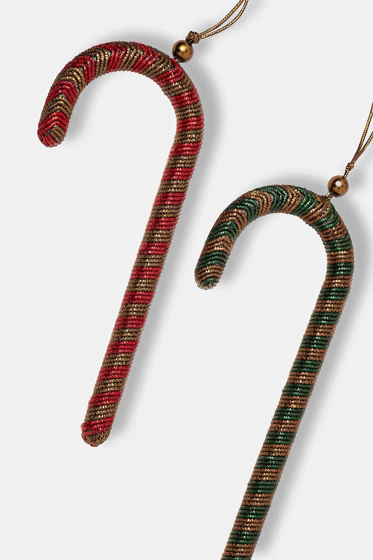 Ozdoba choinkowa handmade - laska cukrowa (2-pack) kolor multicolor RW24.DEUA14 multicolor RW24