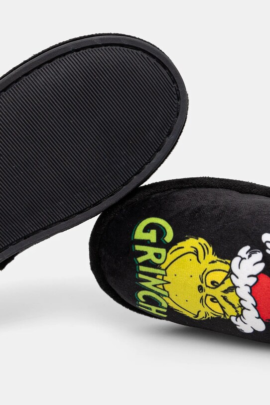 Obuv Papuče pánske vianočný Grinch čierna farba RW24.KAM802 čierna