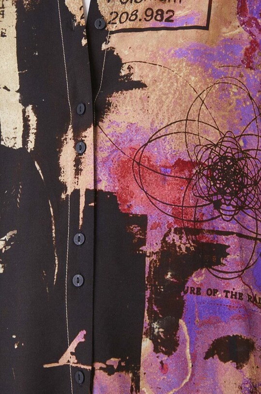 Koszula damska z kolekcji Science by Peter Smolka kolor multicolor RW24.KDD451