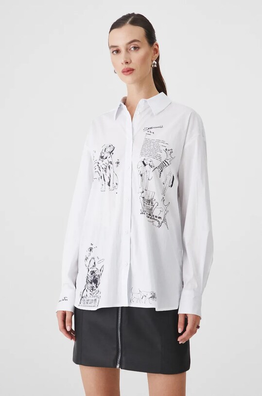 Koszula damska – Medicine z okazji roku Miłosza, kolor biały RW24.KDD651 biały RW24