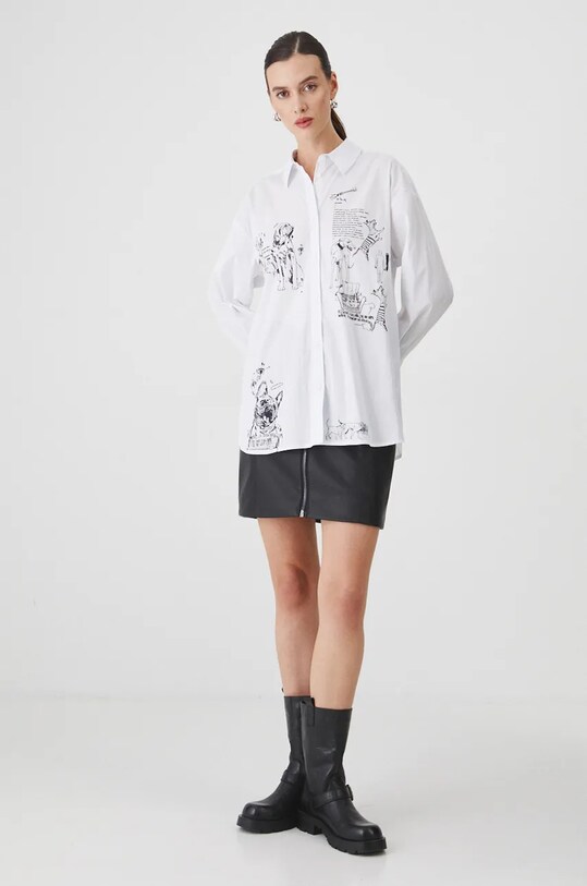 Odzież Koszula damska – Medicine z okazji roku Miłosza, kolor biały RW24.KDD651 biały