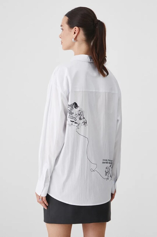Koszula damska – Medicine z okazji roku Miłosza, kolor biały biały RW24.KDD651