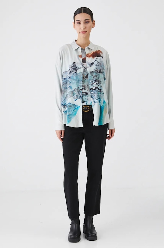 Košile dámská z kolekce Zdzisław Beksiński x Medicine vícebarevná RW24.KDD850