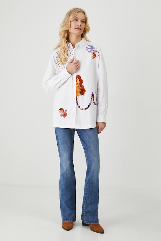 Abbigliamento Medicine camicia RW24.KDDB50 bianco