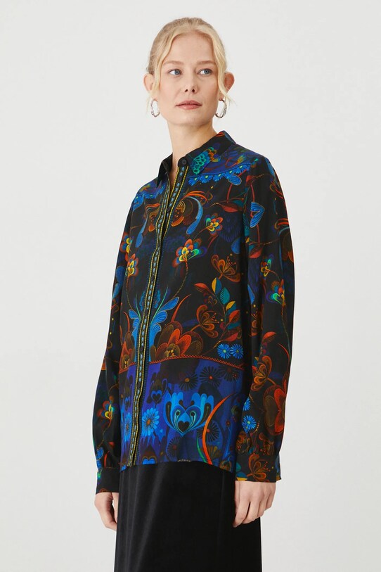Koszula damska z kolekcji Karolina Matyjaszkowicz x Medicine kolor multicolor RW24.KDDB51 multicolor RW24