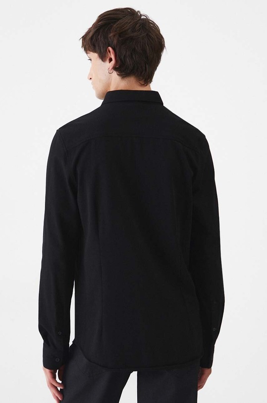 Oblečenie Košeľa pánska čierna farba RW24.KDM051 čierna