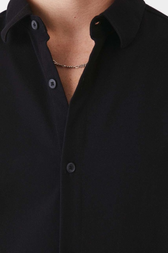 Košeľa pánska čierna farba RW24.KDM051 čierna