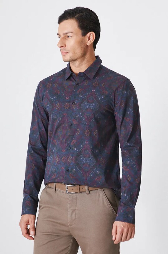 Medicine camasa lung multicolor RW24.KDM800