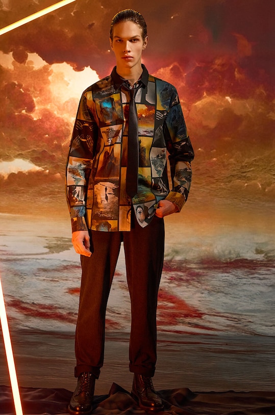 Рубашка Medicine узор мультиколор RW24.KDM850