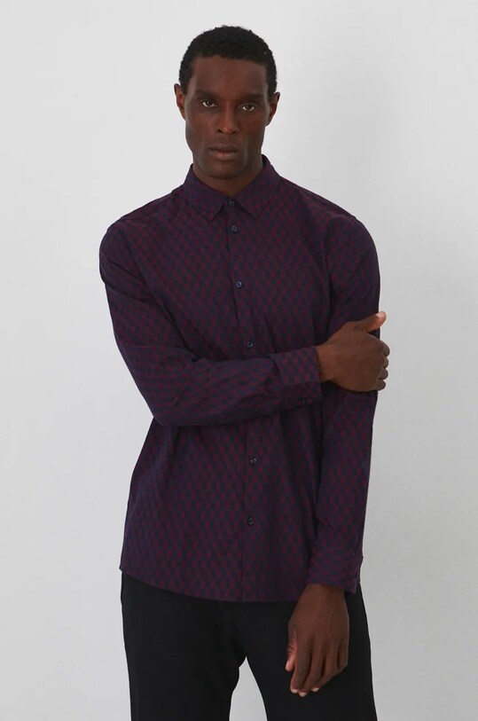 Рубашка Medicine regular бордо RW24.KDMA10