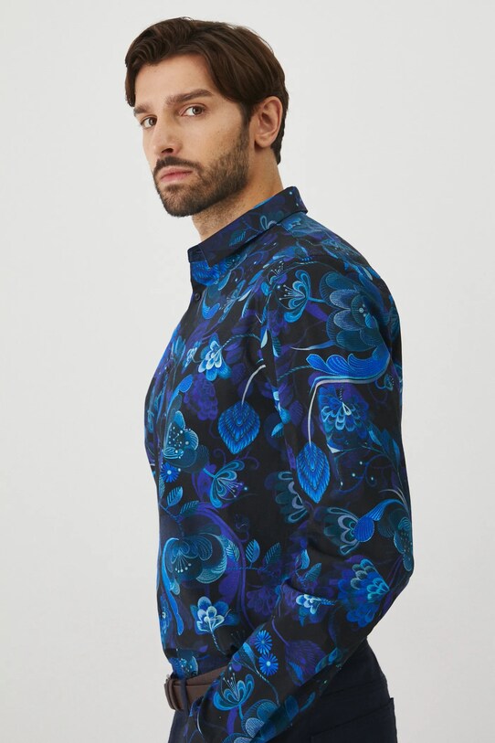 Koszula męska z kolekcji Karolina Matyjaszkowicz x Medicine kolor multicolor RW24.KDMB10 multicolor RW24