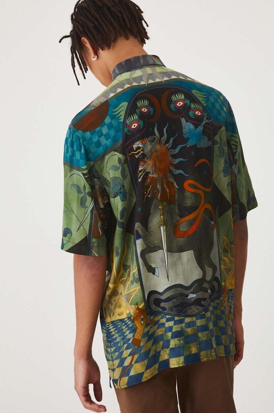 Medicine camasa scurt multicolor RW24.KKM100