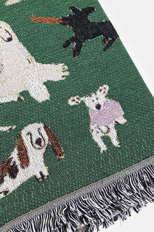 Sypialnia Koc żakardowy w psy 160 x 130 cm kolor multicolor RW24.KOU400 multicolor