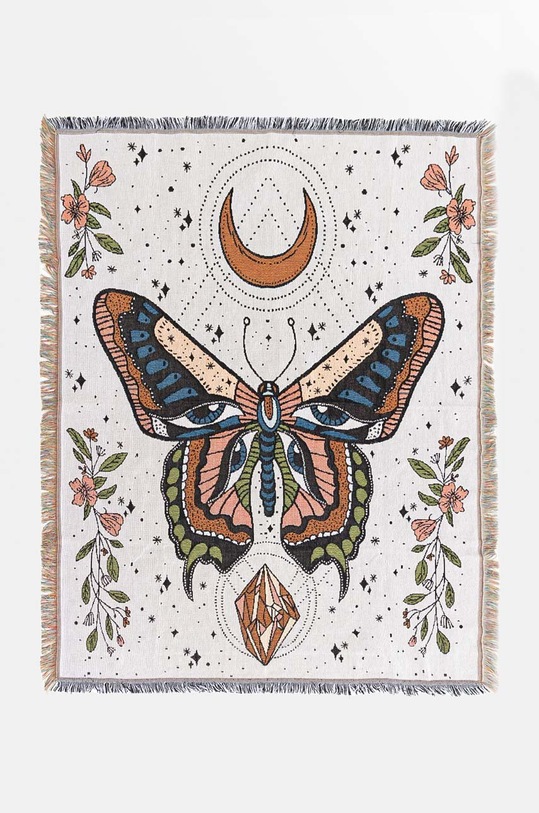 Koc żakardowy wzorzysty 160 x 130 cm kolor multicolor multicolor RW24.KOU402