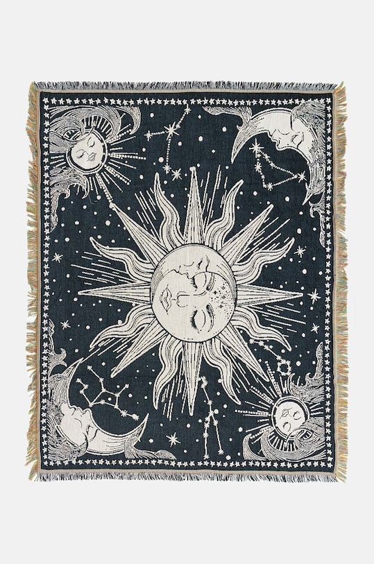 Koc żakardowy wzorzysty 160 x 130 cm kolor multicolor multicolor RW24.KOU405