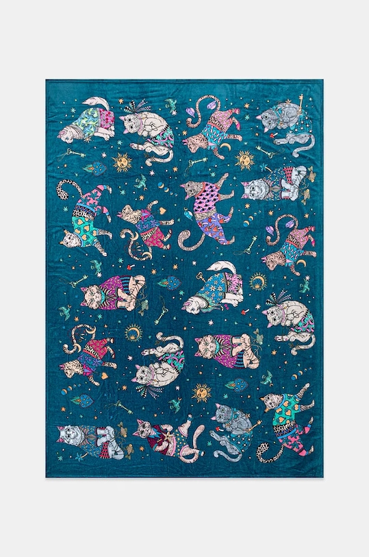 Koc w koty 160 x 220 cm kolor multicolor multicolor RW24.KOU900
